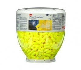 3M™ E-A-R Soft™ Sarı Neon Kulak Tıkaçları, Damacana ,PD-01-002 (36 DB)